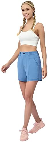 Meloo ženske lagane planinarske kratke hlače - brze suhe ljetne atletske kratke hlače s džepovima - za vježbu hodanja na otvorenom