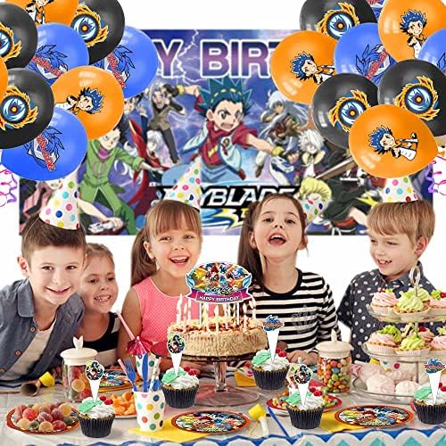 Beat Battle Pribor za zabavu Dekoracija baloni Cupcake Topper banner pozadina dekor za rođendan