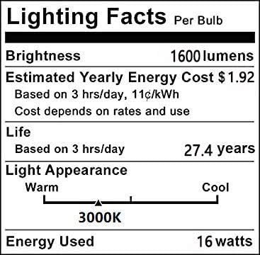 914 LED kukuruzne žarulje 16 vata žarulje u Kandelabru 120 vata ekvivalent žarulja sa žarnom niti 3000 K topla bijela baza 914 LED