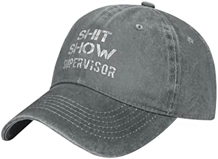 Buingbfg shit show show supervizor hat men bejzbol kapica smiješni šešir