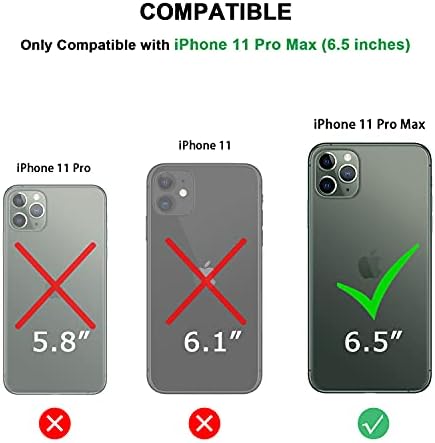 Tenglin kompatibilan s iPhone 11 Pro Max Case Wood zrno s teksturom od ugljičnih vlakana, dizajn kože hibridni slučaj