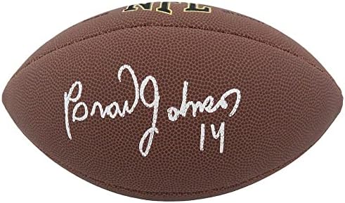 Brad Johnson potpisao je Wilson Super Grip NFL nogomet u punoj veličini - Autografirani nogomet