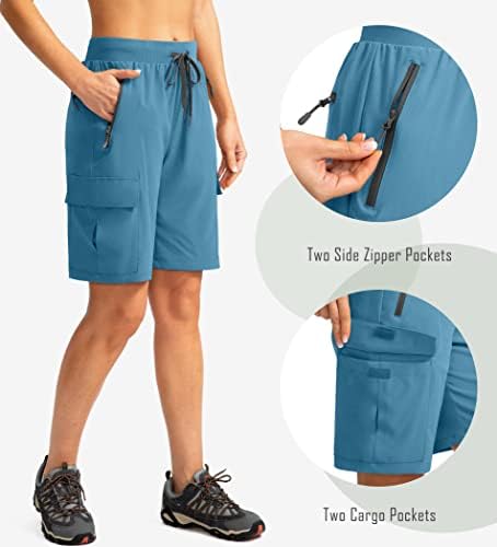 SOOTHFEEL ženske kratke hlače od 9 , s 5 džepova, brzo suhe ljetne atletske golf bermude duge kratke hlače za žene casual