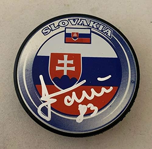 Christian Jaros Ottava Senatorz potpisao je Slovačku loptu s autogramom NHL lopte s autogramima