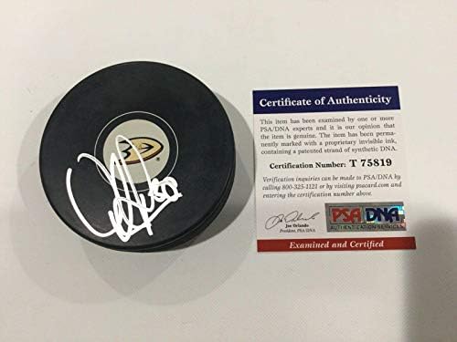 Victor fast potpisao je pak Anaheim Ducks s autogramom u MBL PAKOVIMA s autogramima