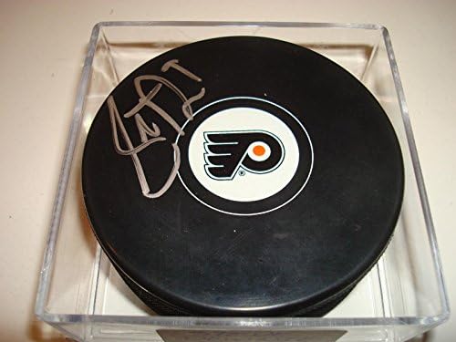Steve Dauni potpisao je hokejaški pak Philadelphia letači s potpisom a - NHL Pakovi s autogramima