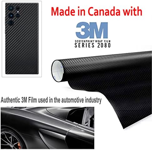 Pakiranje od 2 - ugljična vlakna S23 Ultra Skin Wrap 3M Film Zaštitno staklo