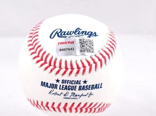 Jeff Bagwell Autografirani Rawlings OML bejzbol w/ 94 NL MVP - Tristar *Blue - Autografirani bejzbols