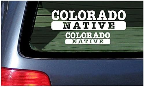 Kolorado Native - naljepnica s bijelim vinilnim naljepnicama