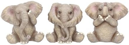 Nemesis sada tri dječja slonova Figurica 12cm siva