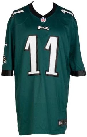 AJ Brown potpisao Philadelphia Eagles Green Nike replika nogometni dres JSA - Autografirani NFL dresovi