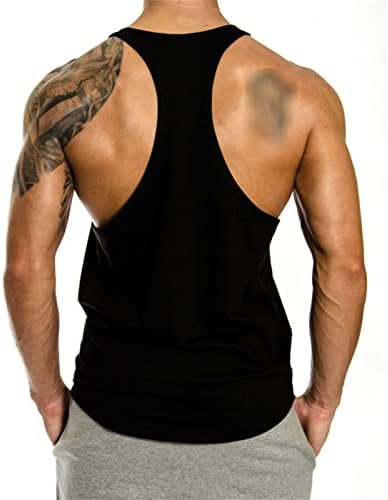 Muška teretana y-back tenk gornji bodybuilding mišić izrezan majica bez rukava lagana trening atletski prsluci tinejdžeri