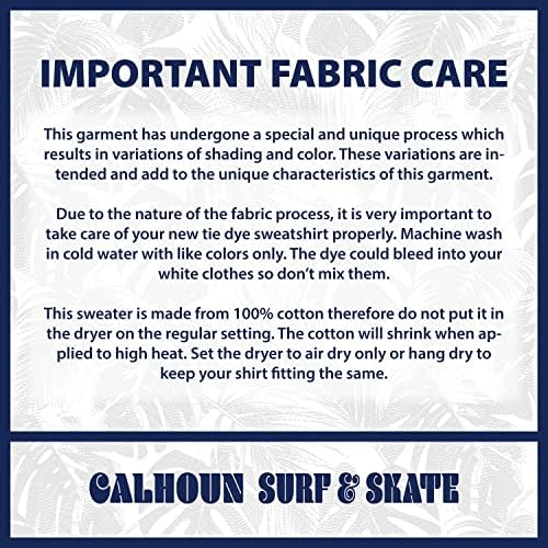Calhoun NHL Surf & Skate Unisex za odrasle spiralne kravate ultra-meka trenirka za posadu-kolekcija zalaska sunca