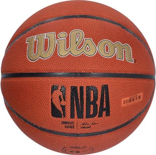 Zion Williamson New Orleans Pelicans Autographid Wilson Team Logo košarka - Siliver Ink - Autographd Basketball