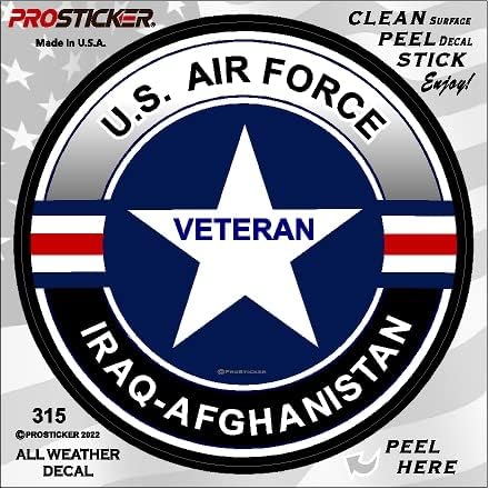 Prosticker 315 4 Naljepnica veterana zrakoplovstva Sjedinjenih Država Irak Afganistana