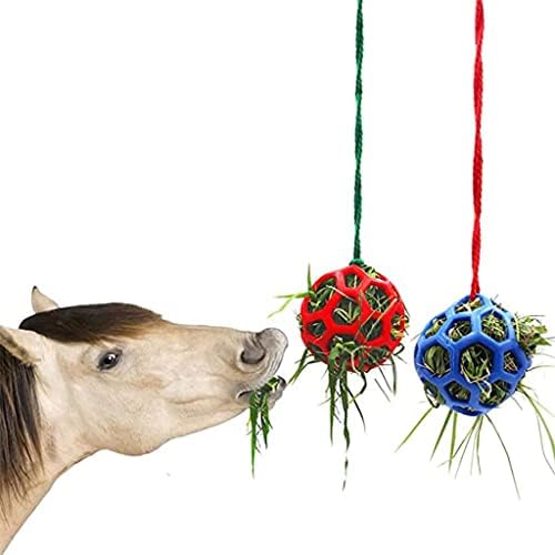 Lopta za liječenje konja viseća Igračka Lopta za hranjenje sijena višenamjenska igračka za hranjenje staje