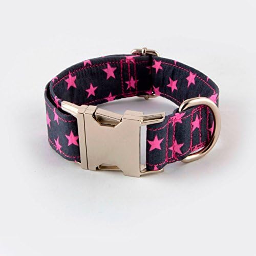 Galguita Amelie 00634438907954 Kliknite Star Dog Collar, S, Pink