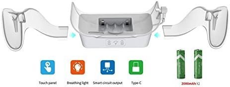 Viupolsor za ručku za punjenje stanice za pristanište USB punjač za Quest 2 VR kontroler slušalica