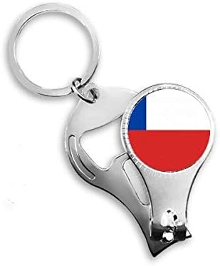 Čile Nacionalna zastava Južna Amerika Country Country Nipper Ring Otvarač ključeva za ključeve