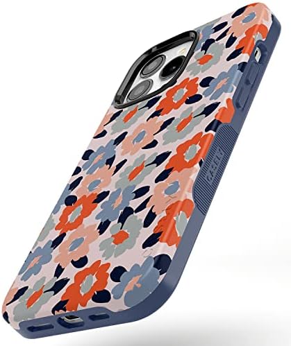 Casely iPhone 13 Pro Max Case | Kompatibilno s Magsafe | Polje cvijeća | Pastelni cvjetni slučaj