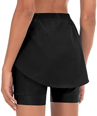 Dasawamedh Ženske biciklističke suknje ugrađene 3D podstavljene kratke hlače sa skrivenim džepom
