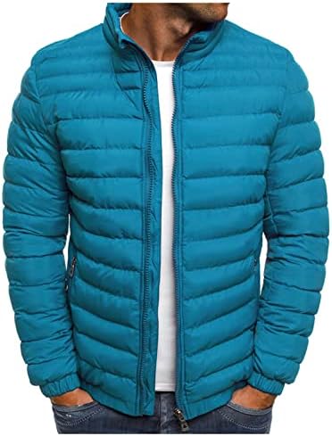 ADSSDQ muški kaput, zimski kaputi muškarac plus modno kampiranje dugih rukava s patentnim zatvaračem jakna Čvrsta srednja težina kornjača13