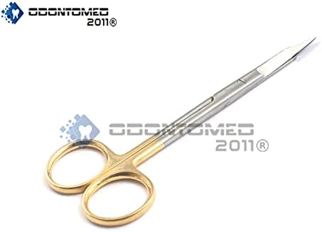 Odontomed2011 Supercut Steven Tenotomy Scissors 4 Ravni zlatni ODM