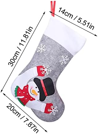 IFotime božićna čarapa poklon torba sa svjetlima božićna ukrasa božićna ukras bombona torba božićno drvce privjesak mali gnome