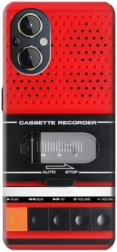 R3204 Poklopac grafičkog kućišta za rekorder crvenog kaseta za OnePlus Nord N20 5G