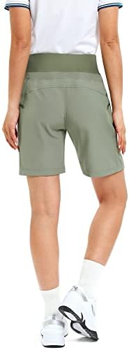 Wishme ženske planinarske kratke hlače sa džepovima s patentnim zatvaračem 7 duge bermudske kratke hlače brze suhe lagane ljetne kratke