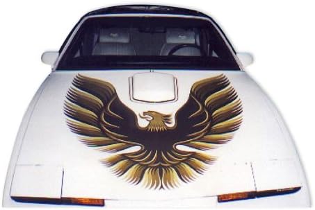 1985. 1986. 1987. Stripe naljepnice s pogledom prilagođene uporabe Trans Am Hood - Burgundija