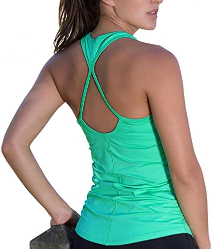 Icyzone vježbanja joga fitness sportski trkački tenk vrhovi za žene