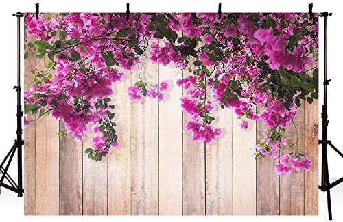 Proljetna rustikalna drvena pozadina za fotografije od 8 do 6 inča ljubičasta cvjetna drvena foto pozadina za svadbeni tuš ukrasi za