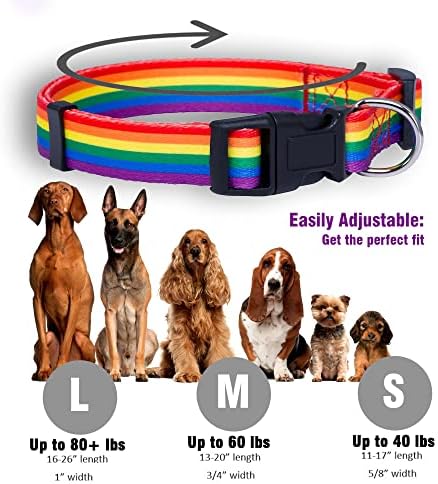 Native Pup Rainbow Flag Dog ovratnik gay ponos stvari za paradu, LGBTQ zastave jednakost za kućne ljubimce Dekor Dekor i LGBT Ally