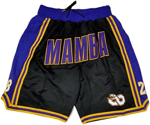 Muške košarkaške kratke hlače iz 90-ih godina, Muške retro Mrežaste kratke hlače s vezenim džepovima, Ležerne kratke hlače za vježbanje
