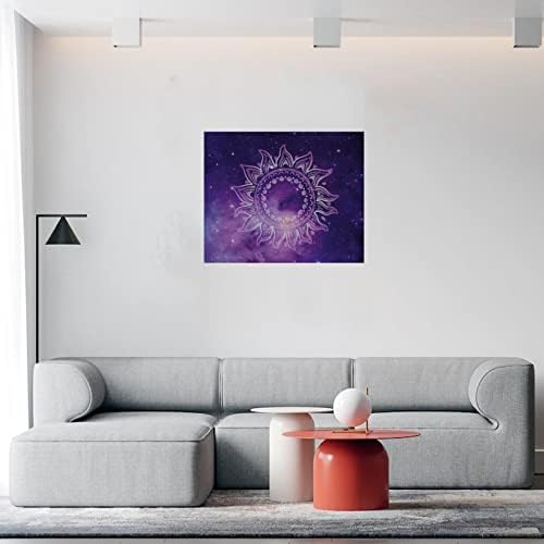 Vinilne Zidne naljepnice s citatima Mandala Cvjetna galaksija zvijezde NUKET zidna umjetnička naljepnica zidna umjetnost Plava zvijezda