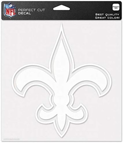 Wincraft NFL New Orleans Saints WCR25675061 savršene naljepnice za rezanje, 8 x 8