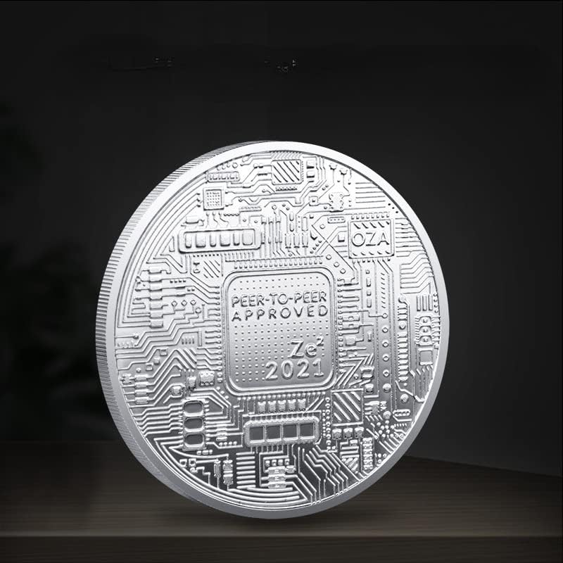 Novi btc bit b komemorativni novčić fizički zlatni kovanik blockchain digitalna virtualna valuta zlatnici srebrni kovanice kolekcionari