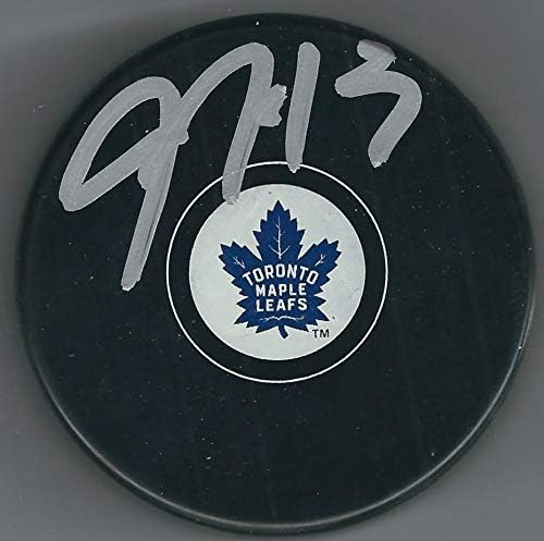 Hokejaški pak Toronto Maple Leafs s autogramom Justina Halla-NHL Pakovi s autogramima