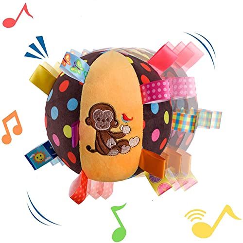 Inchant Interactive Animal Zvukovi puzanja igračaka za kuglu za bebe Bullle Baby Taggie pokrivač