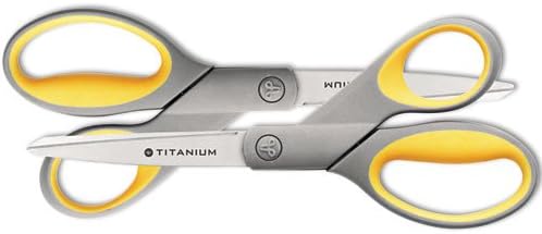 Titanium vezane škare, 8 ravno, 2/pakiranje