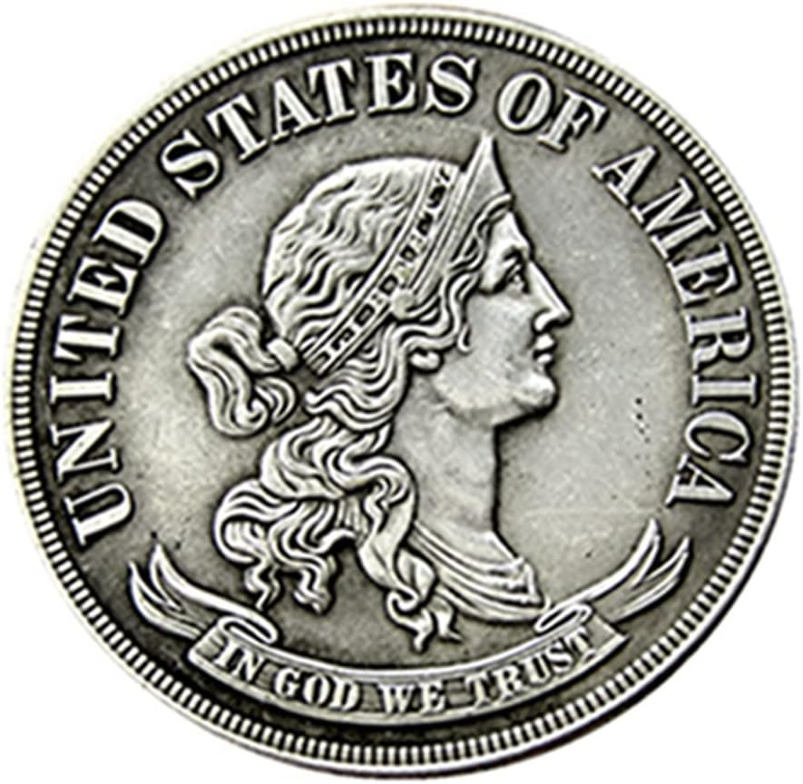Američki pola dolara Komemorativni novčić 1869. Strani kopija srebrno pozlaćeno