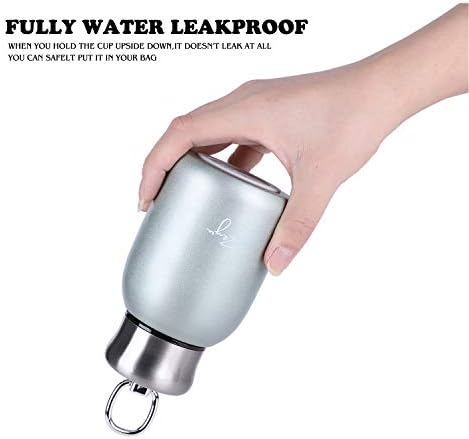 Mini termokup od 10,15 oz/300 ml vakuumske tikvice koje se mogu zatvoriti, putna termos boca za pitku vodu od nehrđajućeg čelika, male