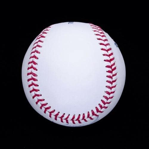 David Ortiz 34 MVP Potpisan logo za finalnu sezonu OML Baseball PSA CoA AC39848 - Autografirani bejzbol