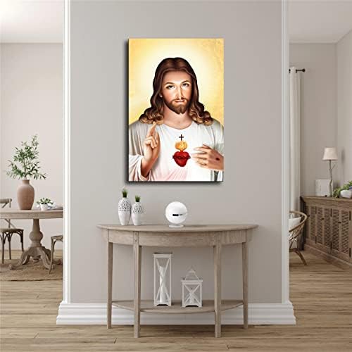 Sveto srce Isusova platna ukrasno slikanje plakat home dekor umjetnost hd slike spavaća soba dnevna soba zidna umjetnost