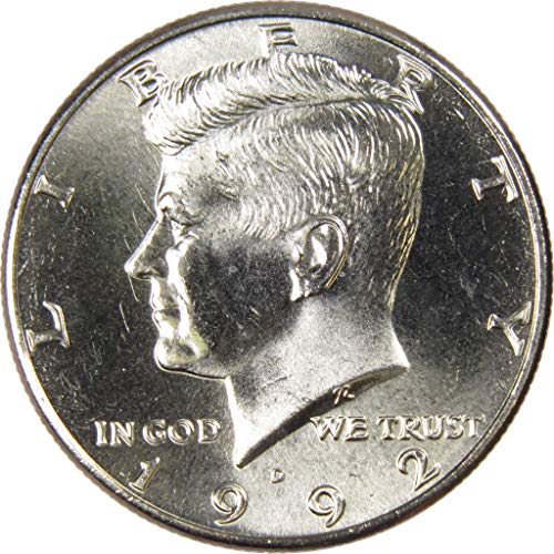 1992. D Kennedy pola dolara Bucirkulirana država metvice 50c Kolekcionarski kolekcionarski novčić