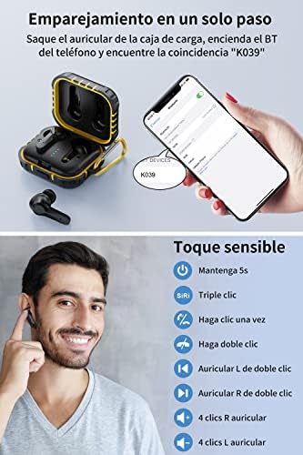 Kingstar vodootporne ušice bežične slušalice za iPhone android, uši u uši istinski bluetooth ušne uši s mikrofonom kontrolira automatsko