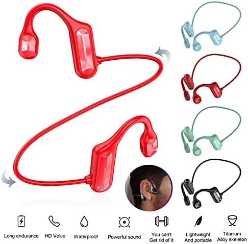 Bežične ušice Bluetooth slušalice, slušalice za provod za kosti ture, Bluetooth 5.2 Vanjske sportske slušalice Slušalice, uši za uklanjanje