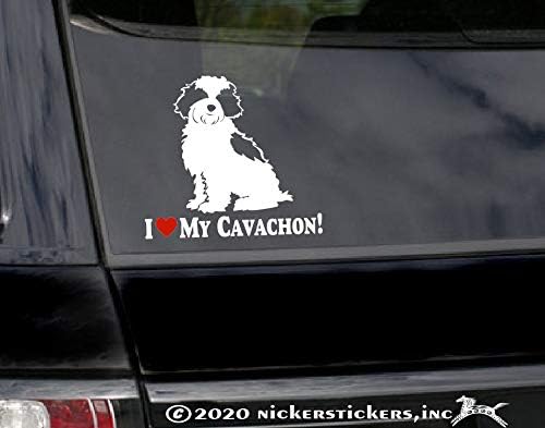 Volim svoj Canachon! Nickerickers vinilni prozor naljepnica za pse