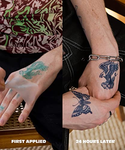Inkbox privremene tetovaže, polu-trajna tetovaža, jedna vrhunska lagana dugotrajna tempa otporna na vodu s sada tintom-traje 1-2 tjedna,